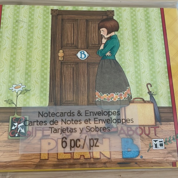 Mary & Co It’s All About Plan B tablet and notecard set NEW - Picture 4 of 4